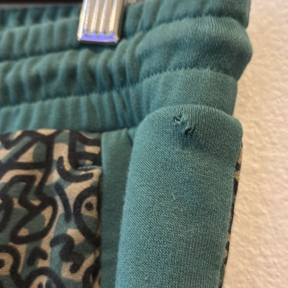 Puma × Vintage Crazy Puma Sweatpants Mr Doodle Green Cotton Joggers Unisex XS​ - Picture 6 of 16